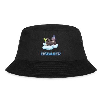 eisbaden winterbader cool icebath kälteresistent - Bucket Hat - Schwarz - Vorne - Lela (165cm)
