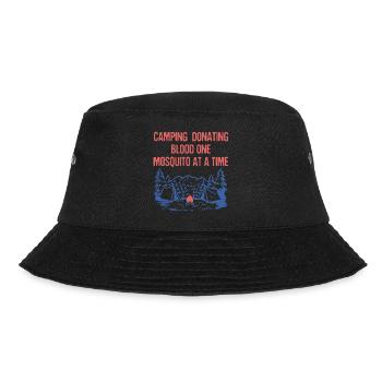 Don de sang un moustique Camping Camping drôle - Bob - noir - Devant - Lela (165cm)