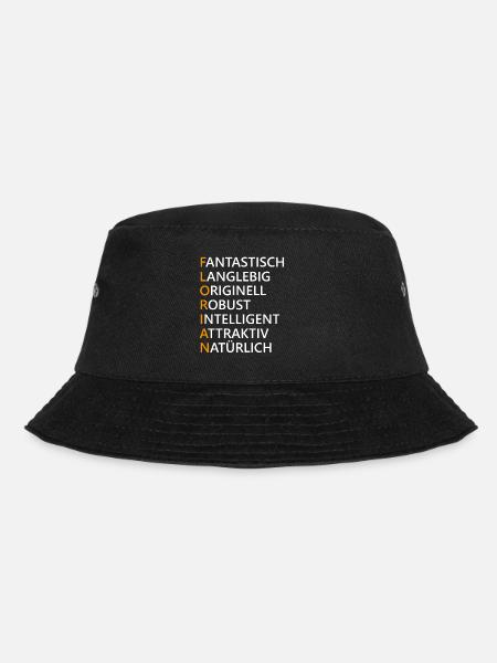 Florian Name Geschenk - Bucket Hat - Schwarz