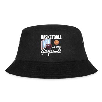 Basketball Is My Girlfriend Design Basketball player - Bucket Hat - black - Front - Lela (165cm)