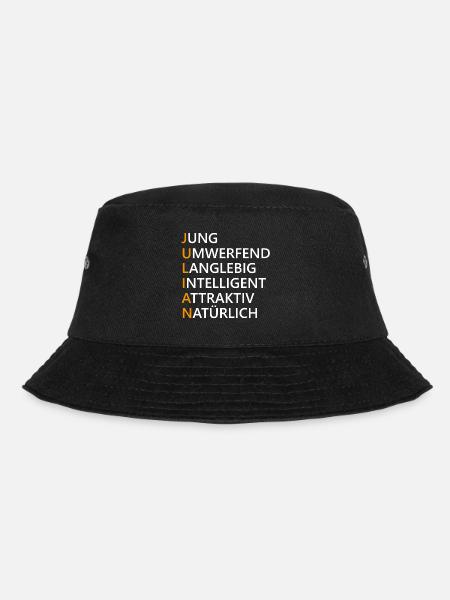 Julian Name Geschenk - Bucket Hat - Schwarz