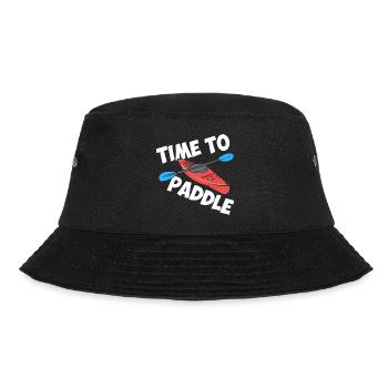 Time To Paddle - Bucket Hat - Schwarz - Vorne - Lela (165cm)