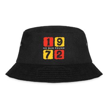 Vintage anniversary 50 years born in 1972 - Bucket Hat - black - Front - Lela (165cm)