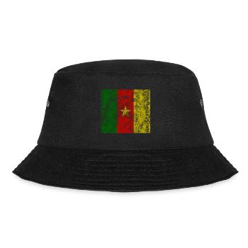 Cameroon vintage flag flag - Bucket Hat - black - Front - Lela (165cm)