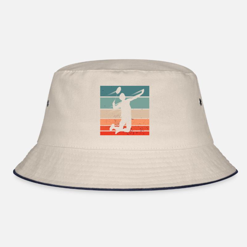 Badminton Player Jump Smash Bucket Hat