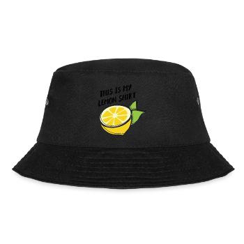 Lemons Summer Fruits Wildlife Citrus Lemonade - Bucket Hat - black - Front - Lela (165cm)