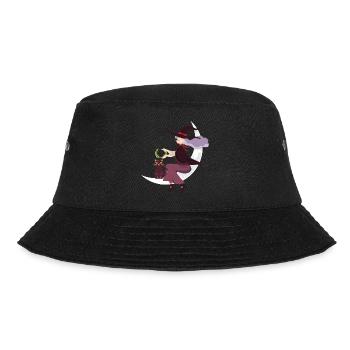 Halloween Katze Hexe - Bucket Hat - Schwarz - Vorne - Lela (165cm)