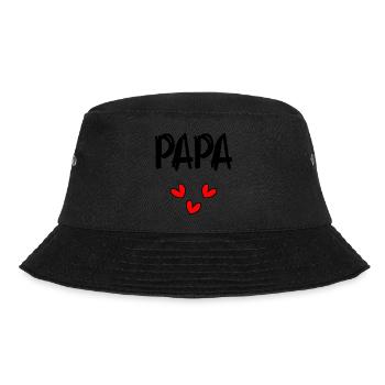 DAD. FATHER'S DAY. HAPPY DADDY'S DAY. HAPPY BIRTHDAY - Bucket Hat - black - Front - Lela (165cm)