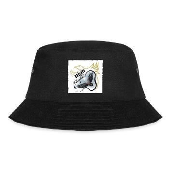 Stolzer Adleradler am Himmel - Bucket Hat - Schwarz - Vorne - Lela (165cm)