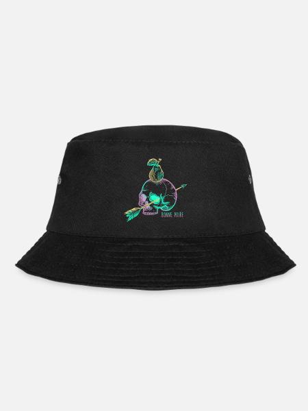 Skull pear mauve - Bob - noir