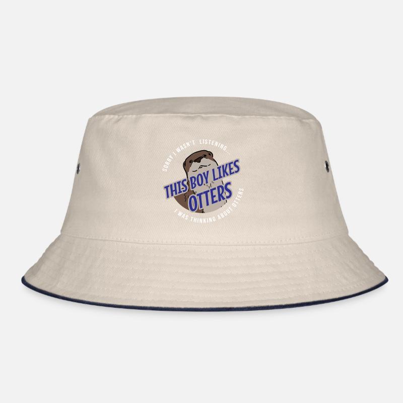 Junge mag süße Otter Wildtier Seeotter Bucket Hat