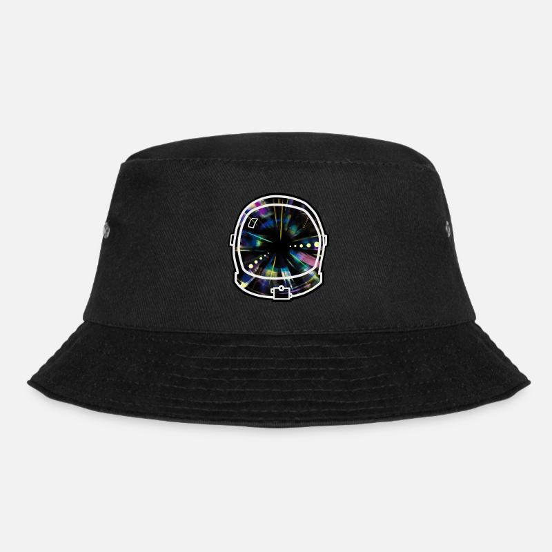 Space Helmat - Bucket Hat - black