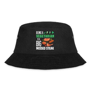 BBQ - Bucket Hat - Schwarz - Vorne - Lela (165cm)