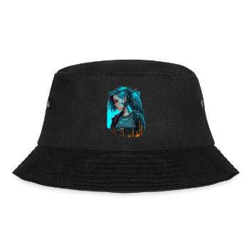Beautiful Futuristic Lady For Gaming Lovers - Bucket Hat - black - Front - Lela (165cm)