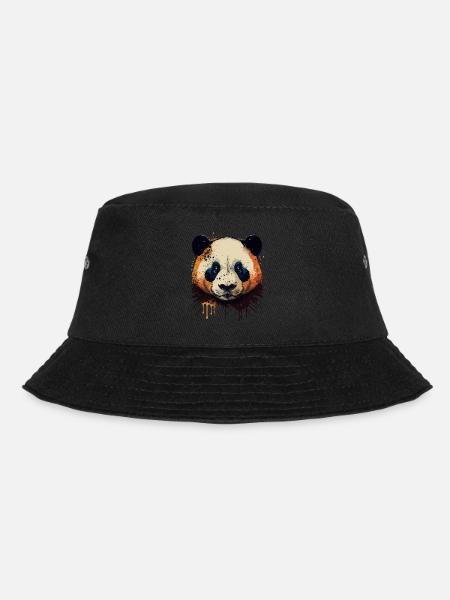 Süßer Panda - Bucket Hat - Schwarz