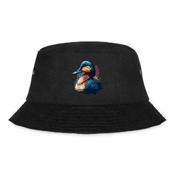 Duck Painting - Bucket Hat - black - Front - Lela (165cm)