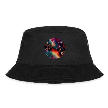 Universum Galaxy Sterne - Bucket Hat - Schwarz - Vorne - Lela (165cm)