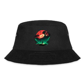 Futuristische Welt - Bucket Hat - Schwarz - Vorne - Lela (165cm)