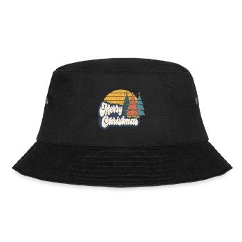 Merry Christmas - Bucket Hat - Schwarz - Vorne - Lela (165cm)
