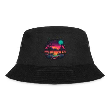 Neon Desert - Bucket Hat - black - Front - Lela (165cm)