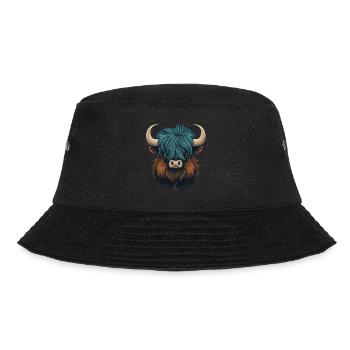 Yak Tier - Bucket Hat - Schwarz - Vorne - Lela (165cm)