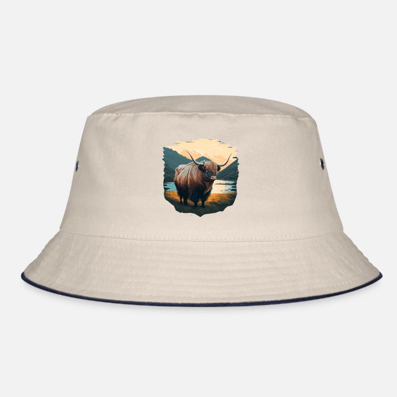 Yak mit See Bucket Hat