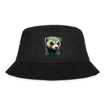 Œuvre d’art furet - Bob - noir - Devant - Lela (165cm)