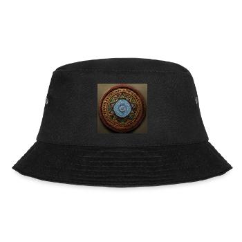 Boho Mandala Abstract - Bucket Hat - black - Front - Lela (165cm)