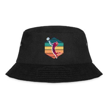 Volleyball Mrs. Silhouette - Bucket Hat - black - Front - Lela (165cm)
