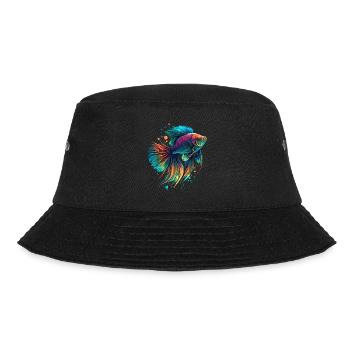 Aquarium Fish - Bucket Hat - black - Front - Lela (165cm)