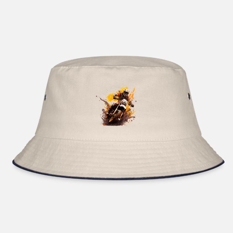 Motocross riders: no trail is too difficult Bucket Hat