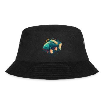 Fischig - Bucket Hat - Schwarz - Vorne - Lela (165cm)