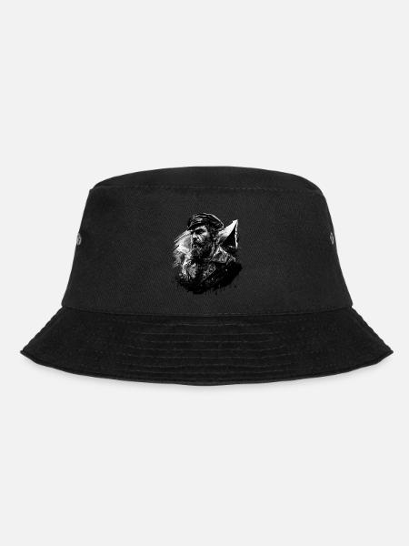 Der Kapitän und sein Segelschiff, Seemann - Bucket Hat - Schwarz