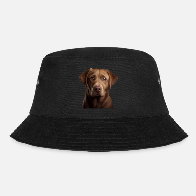 Labrador Retriever, gift idea for Labrador - Bucket Hat - black