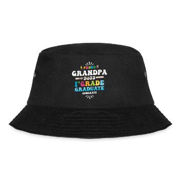 Proud Grandpa of a 1st Grade Class of 2023 - Bucket Hat - black - Front - Lela (165cm)