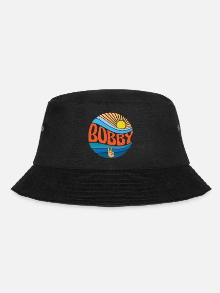 Bobby Hemd Vintage Sunset Bobby Groovy Tie Dye - Bucket Hat - Schwarz