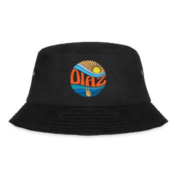 Diaz Hemd Vintage Sunset Diaz Groovy Tie Dye - Bucket Hat - Schwarz - Vorne - Lela (165cm)