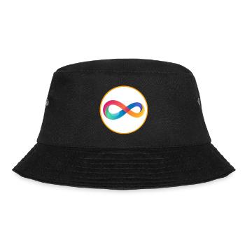 Unendlichkeit - Bucket Hat - Schwarz - Vorne - Lela (165cm)