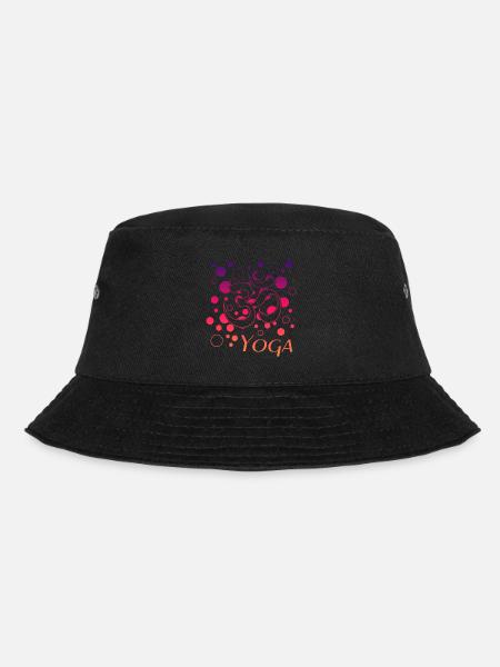 Yoga Om Namaste - Bucket Hat - Schwarz