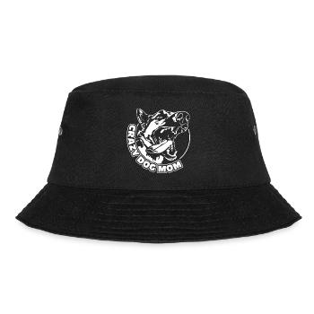 CRAZY DOG MOM Dog Saying Dogs Mother Wilsigns - Bucket Hat - black - Front - Lela (165cm)