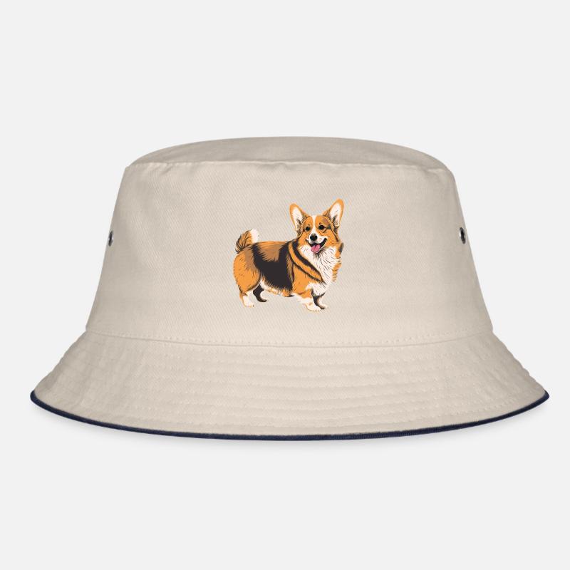 Ready to Play Corgi Bucket Hat