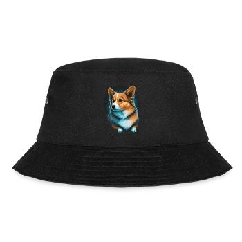 Fond brillant Corgi - Bob - noir - Devant - Lela (165cm)