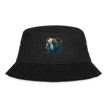 Painted Bulldog - Bucket Hat - black - Front - Lela (165cm)