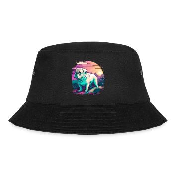 Tag der Bulldoggen - Bucket Hat - Schwarz - Vorne - Lela (165cm)