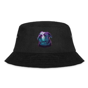 Dark Aged Bulldog - Bucket Hat - black - Front - Lela (165cm)