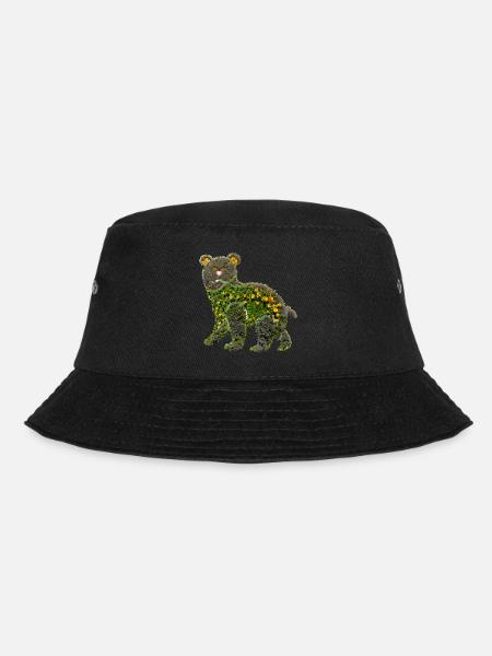 Fleur Ours Ours Fleurs - Bob - noir