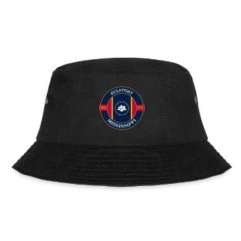 Gulfport Mississippi Flag USA Souvenir Badge - Bucket Hat - black - Front - Lela (165cm)