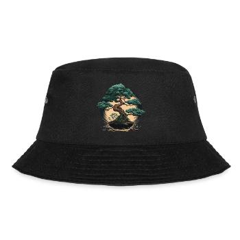 Kunst des Miniaturbaums - Bucket Hat - Schwarz - Vorne - Lela (165cm)