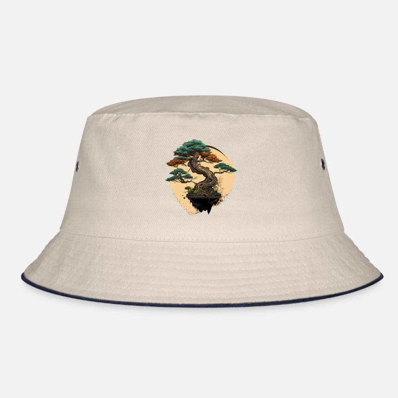Pruned Bonsai Tree Bucket Hat