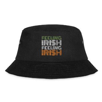 Feeling Irish Retro - Bucket Hat - Schwarz - Vorne - Lela (165cm)